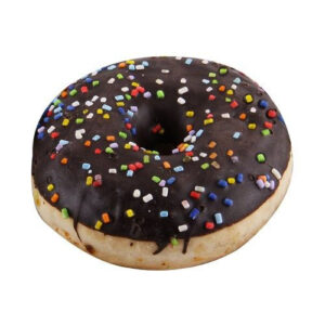 Donut baño chocolate(Rellena dulce de leche) X4