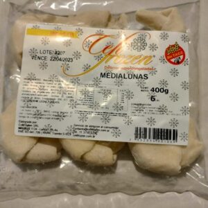 Medialunas para hornear SIN TACC x6u