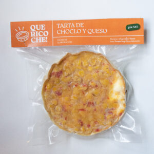 TARTA INTEGRAL CHOCLO Y QUESO SIN SAL