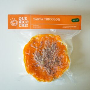 TARTA TRICOLOR SIN SAL (ESPINACA- RICOTA- CALABAZA)