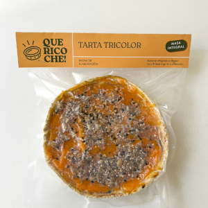 TARTA INTEGRAL TRICOLOR (CALABAZA-RICOTTA-ESPINACA)